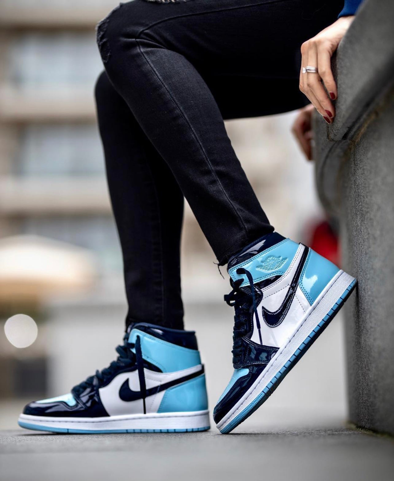 WMNS Air Jordan Retro 1 High “UNC Patent Leather”