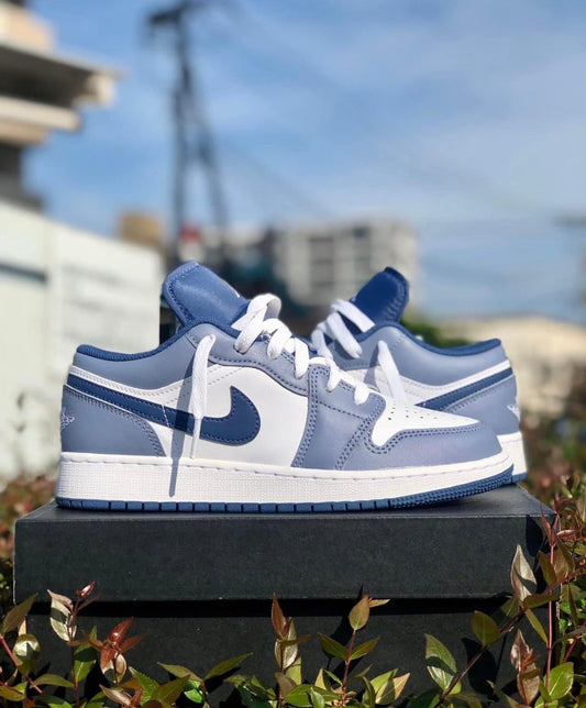 Air Jordan 1 Low “ Steel Blue “