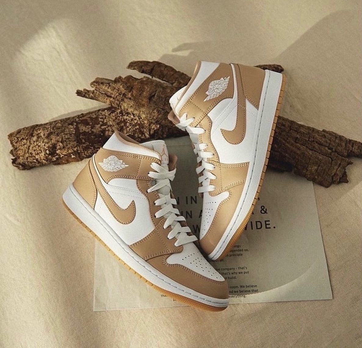 Air Jordan 1 Mid “Tan Gum”