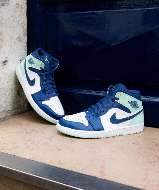 Air Jordan 1 Mid “ Mystic Navy Mint Foam “