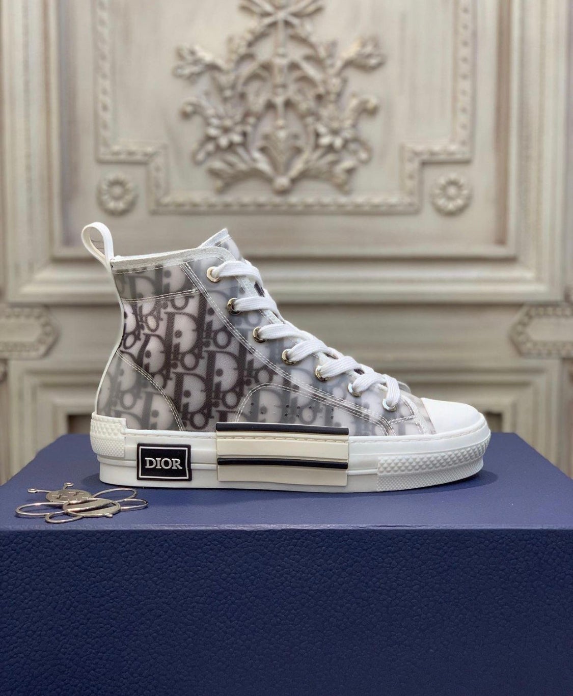 Dior B23 High - Top Sneaker “White / Black Oblique”