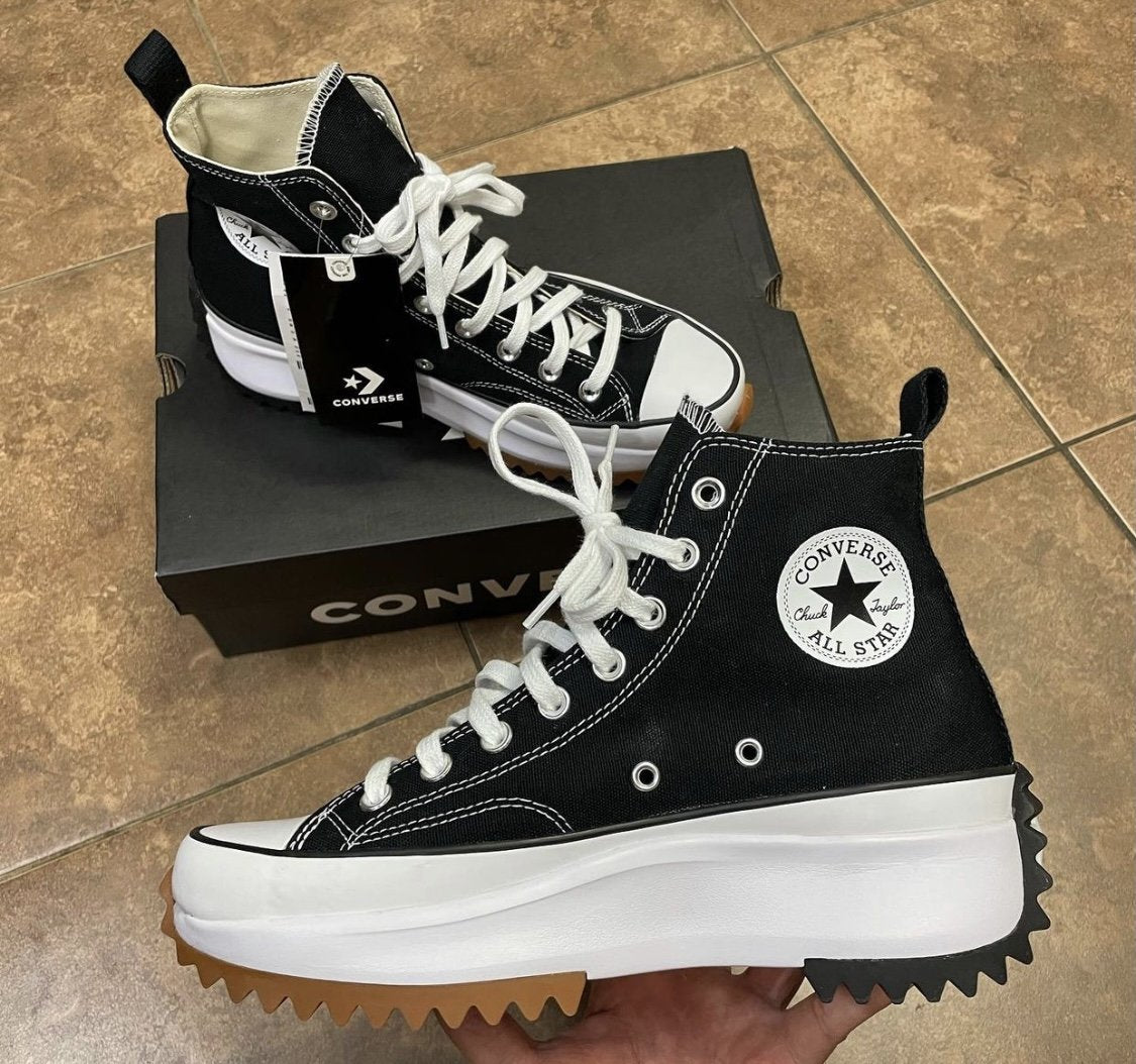 Converse Run Star Hike Hi “Black/White Gum”