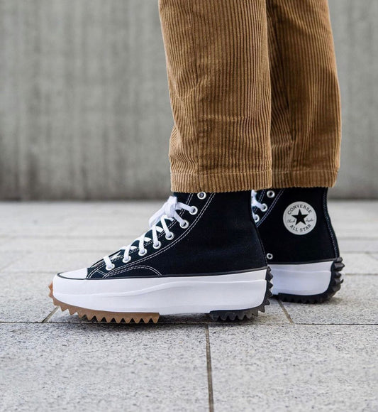 Converse Run Star Hike Hi “Black/White Gum”