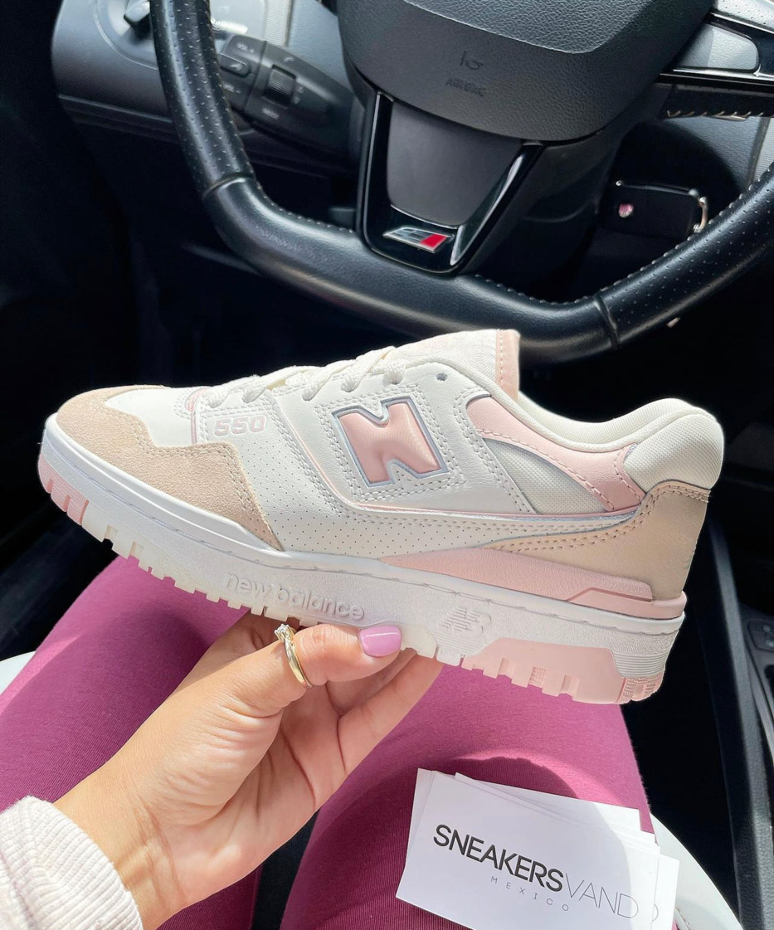 WMNs NB Balance 550 Pink Haze