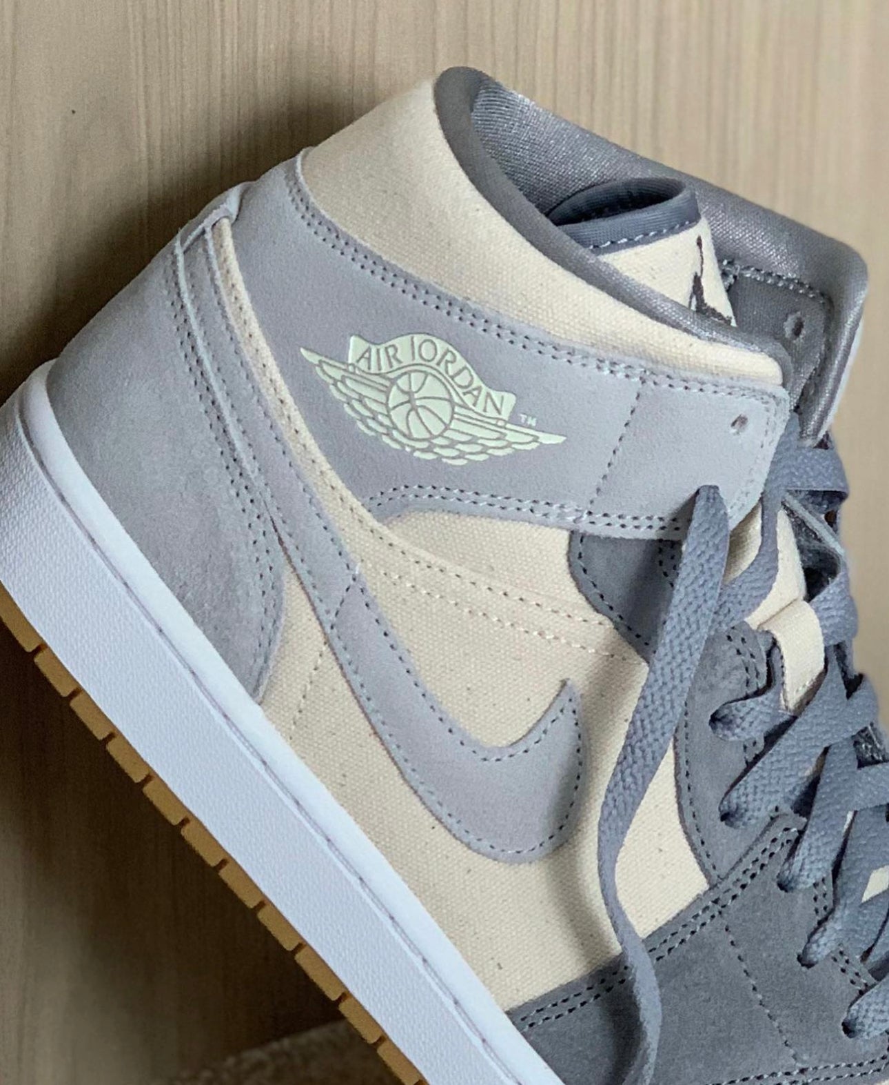 Air Jordan 1 Mid “ Coconut Milk / Particle Grey ”