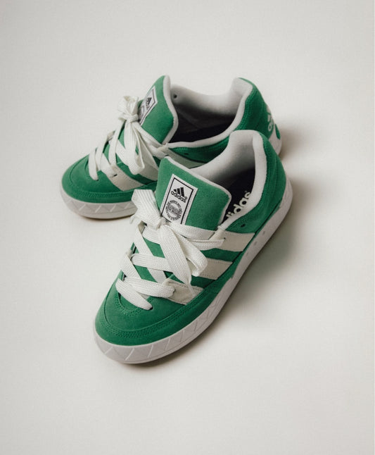 Adimatic Skate Sneakers “ Green White “