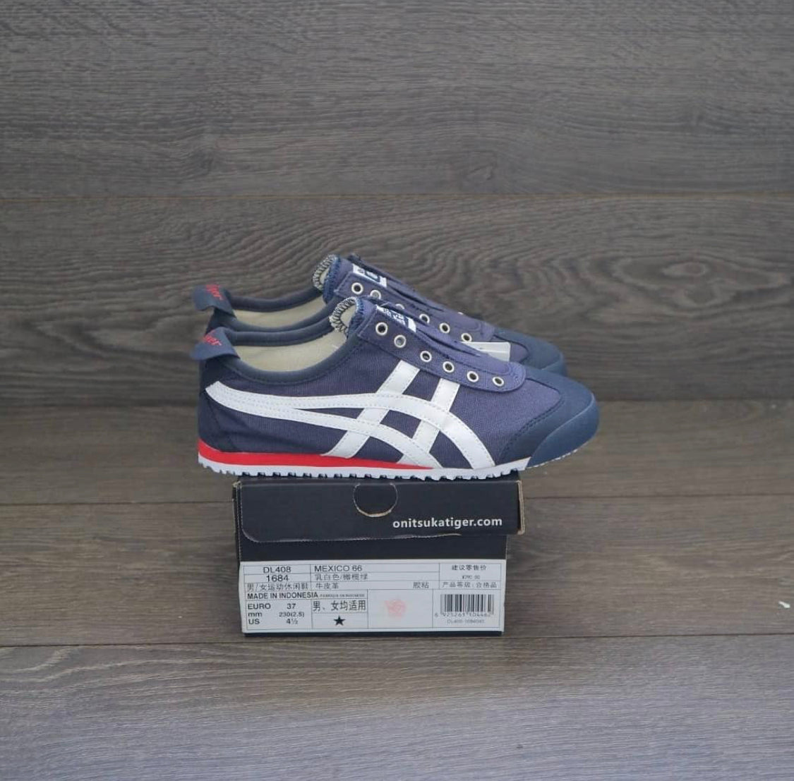 WMNs Onitsuka Tiger Mexico 66 Slipon - “Navy/Off White”