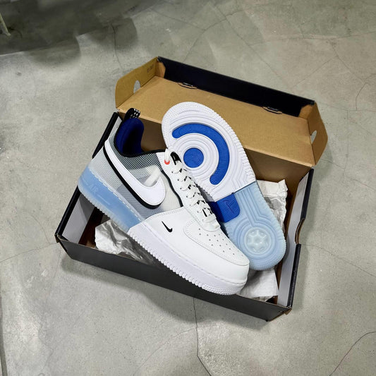 Airforce 1 React Split “ White Photo Blue “