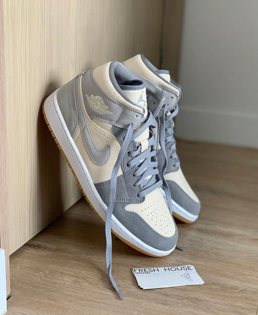 Air Jordan 1 Mid “ Coconut Milk / Particle Grey ”