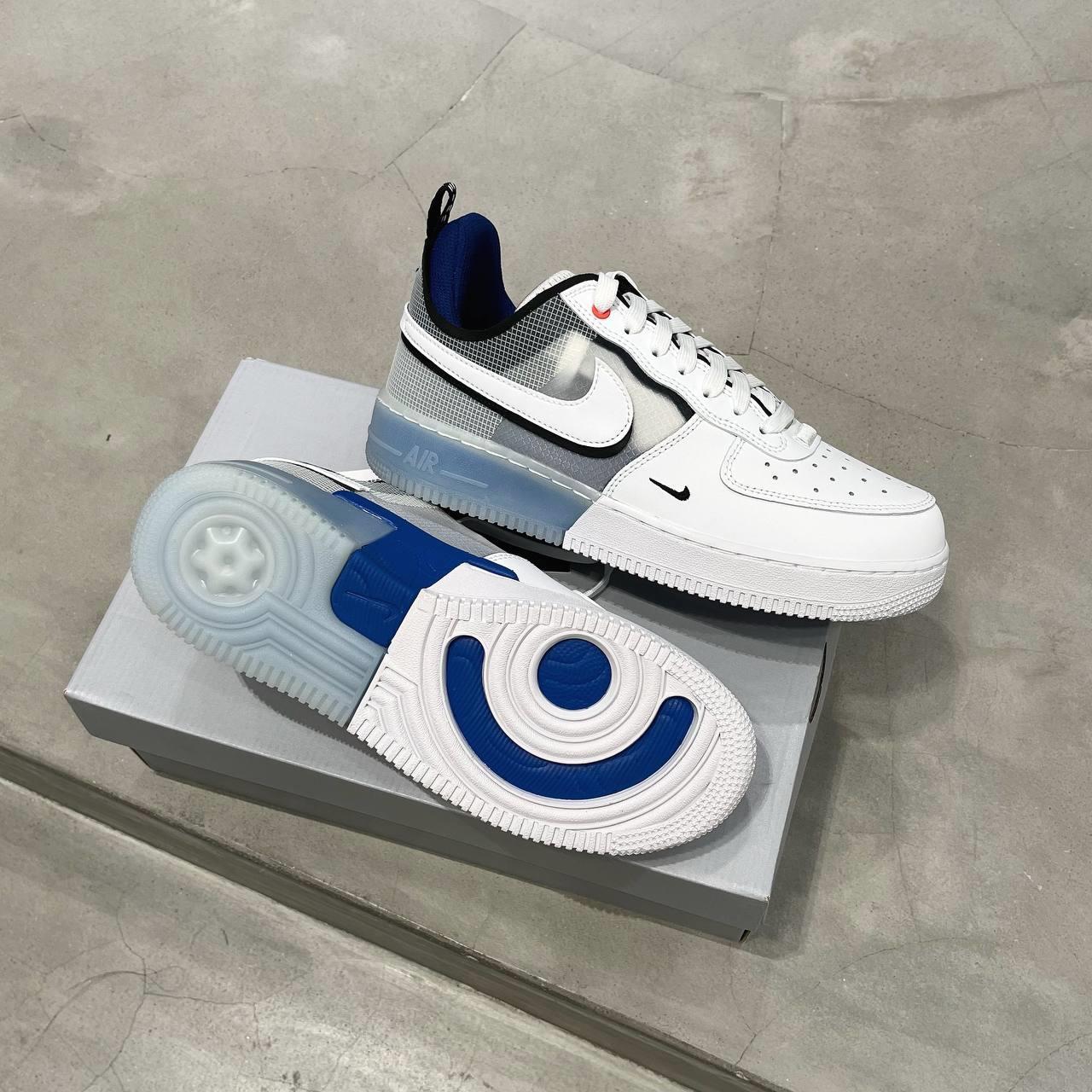 Airforce 1 React Split “ White Photo Blue “