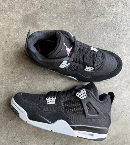 Air Jordan 4 “ Black Canvas “